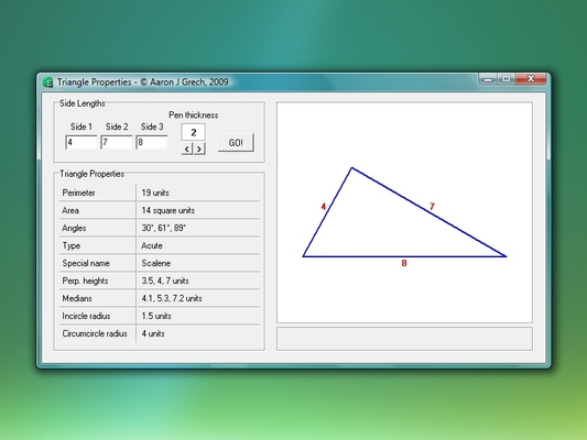 Product picture Triangle Properties